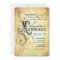 Vintage typography old wedding invitations
