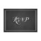 Vintage Typography Script Chalkboard RSVP Card