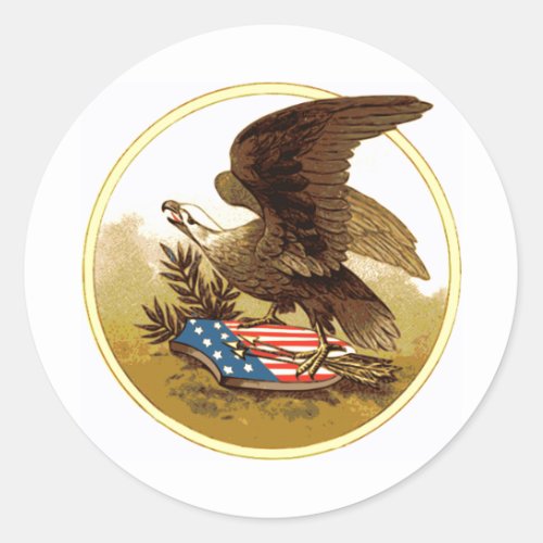 Vintage US American Eagle Sticker