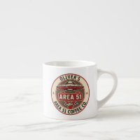 Vintage UFO Area 51 Coffee Diner Badge