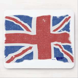 Vintage UK Flag 2 Mousepad