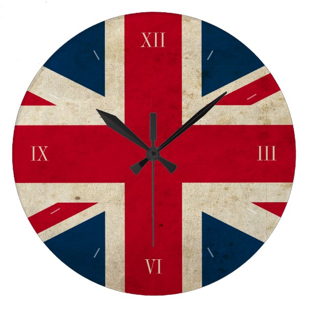 Union Jack Wall Clock Union Jack Wall Clock