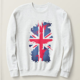 Vintage UK Flag Union Jack Sweatshirt Design