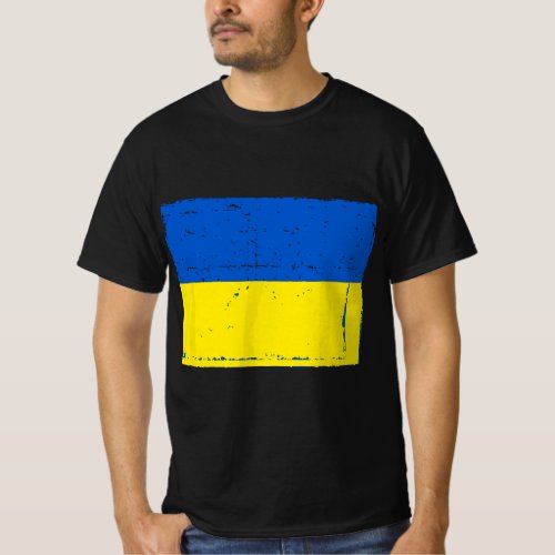 Vintage Ukraine Flag ukrainian flag Ukraine T_Shirt