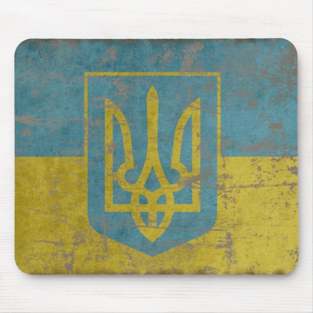 Vintage Ukraine Mouse Pad (Front)