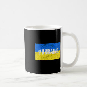 Vintage Ukraine Ukrainian Flag Pride 8 Coffee Mug