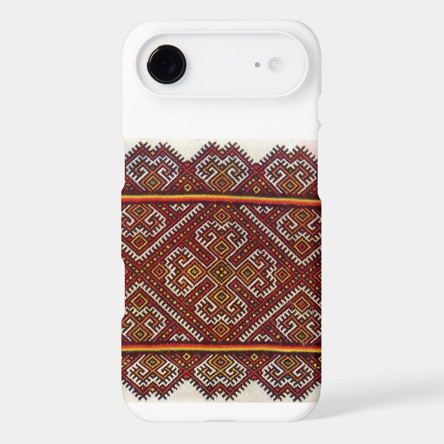 Vintage Ukrainian Slavic Embroidery Phone Case (Back)
