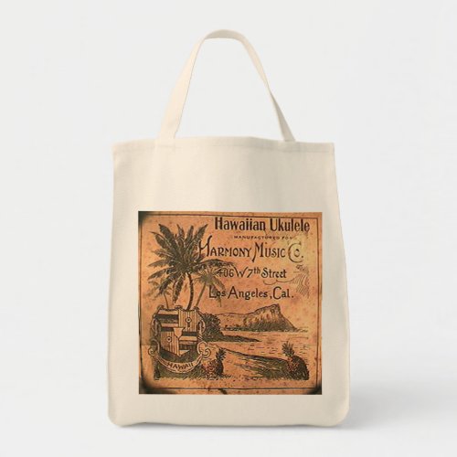 Vintage Ukulele Lable Bag