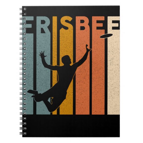 Vintage Ultimate Frisbee Sport Retro Notebook