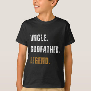 Vintage Uncle Godfather Legend Funny New Uncle Fat T-Shirt
