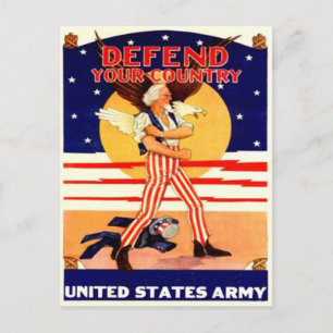 Vintage Uncle Sam Postcard