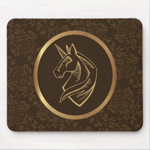 Vintage Unicorn Mouse Pad