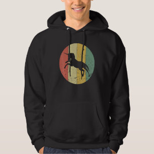 Vintage Unicorn Retro Unicorn Silhouette Animal 6 Hoodie