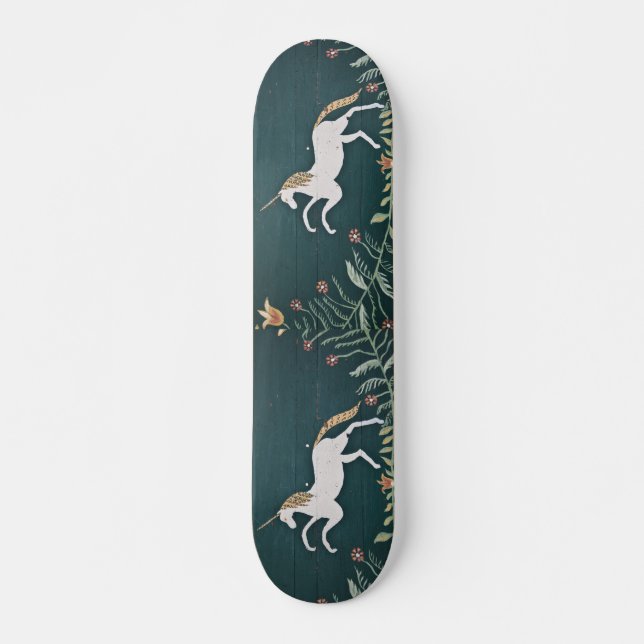 Vintage unicorn skateboard deck (Front)
