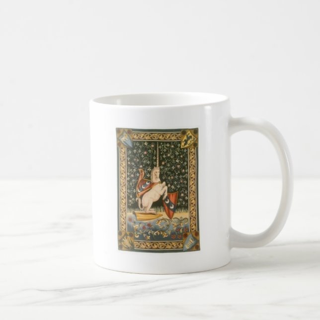 Vintage Unicorn Tapestry Mug (Right)
