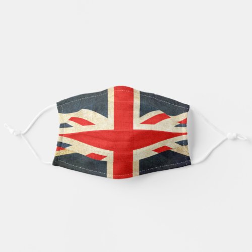 Vintage Union Jack British Flag Cloth Face Mask