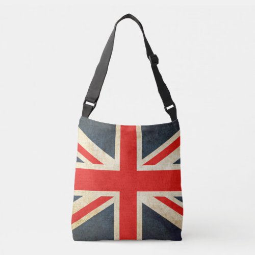 Vintage Union Jack British Flag Crossbody Bag