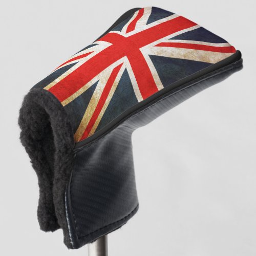 Vintage Union Jack British Flag Golf Head Cover