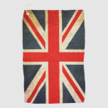 Vintage Union Jack British Flag Golf Towel at Zazzle