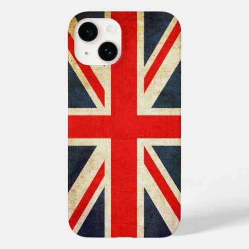 Vintage Union Jack British Flag iPhone 14 Case