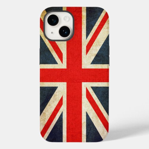 Vintage Union Jack British Flag iPhone 14 Case