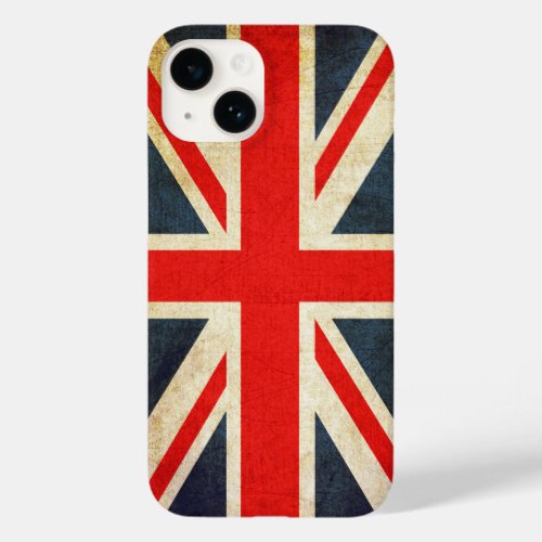 Vintage Union Jack British Flag iPhone 14 Case