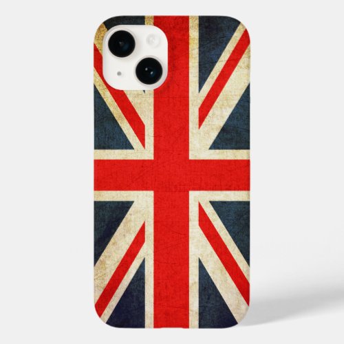 Vintage Union Jack British Flag iPhone 14 Case