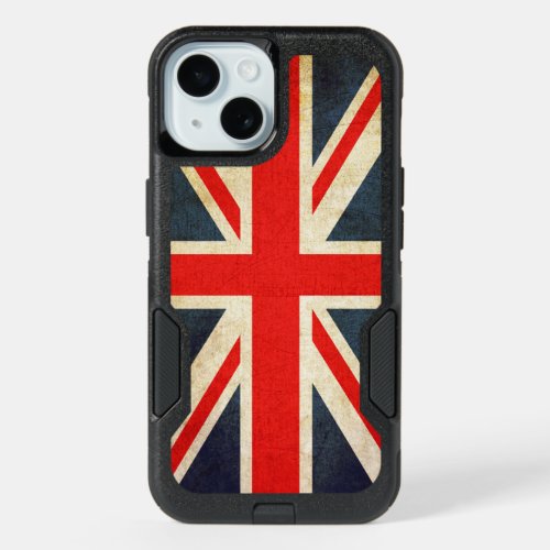 Vintage Union Jack British Flag iPhone 15 Case