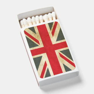 Vintage Union Jack British Flag Matchboxes