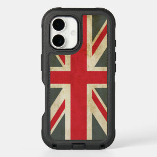 Vintage Union Jack British Flag iPhone 16 Case