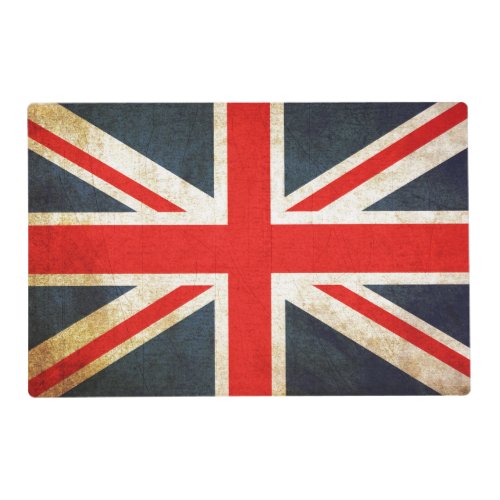 Vintage Union Jack British Flag Placemat