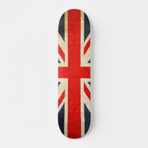 Vintage Union Jack British Flag Skateboard