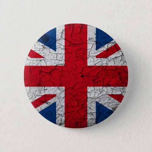 vintage Union Jack Button  pin  plug