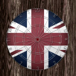 Vintage Union Jack Dartboard, UK, British Flag Dart Board<br><div class="desc">Dartboard: Vintage United Kingdom & Union Jack - British flag darts,  family fun games - love my country,  summer games,  holiday,  fathers day,  birthday party,  college students / sports fans</div>