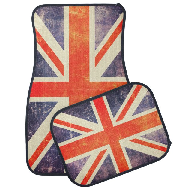'GASH' Ripped Union Jack Flag Grunge Car Sticker – Vinyl Decal By Sticker Licker