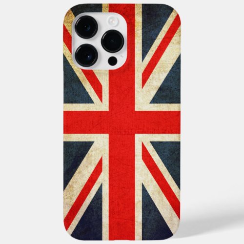 Vintage Union Jack Flag iPhone 14 Pro Max Case