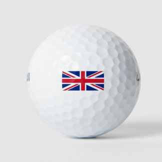 Vintage Union Jack Flag T-Shirt Golf Balls