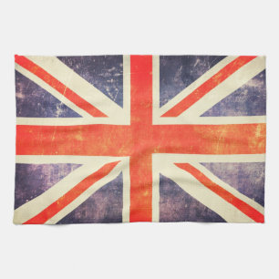 Vintage Union Jack flag Towel