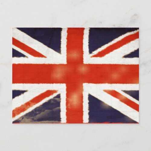 Vintage Union Jack Postcard