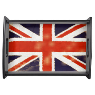 Vintage Union Jack Premium Serving Tray