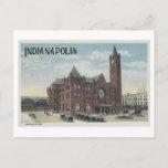 Vintage Union Station, Indianapolis, Indiana Postcard