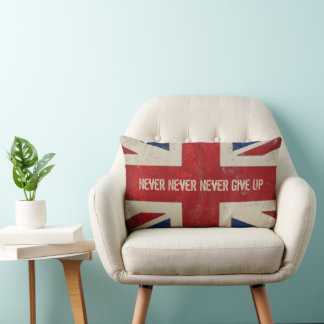 Vintage United Kingdom Flag Pillow