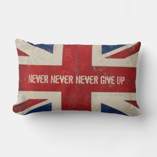 Vintage United Kingdom Flag Pillow