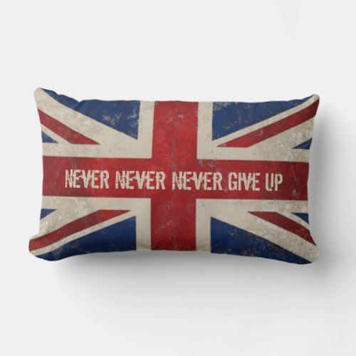 Vintage United Kingdom Flag Pillow