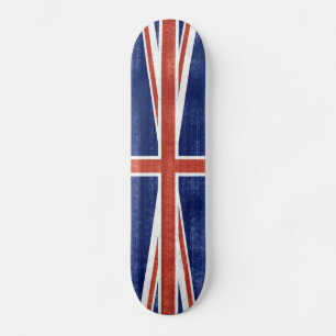 Vintage United Kingdom Flag - Skateboard