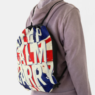 Vintage United Kingdom Union Jack Flag Backpack