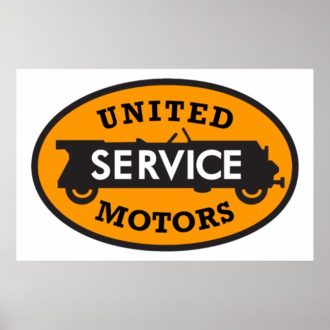 Vintage United Motors Service sign (Front)
