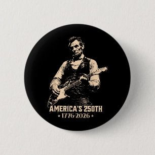 Vintage United States 250 Anniversary Abe Lincoln Button