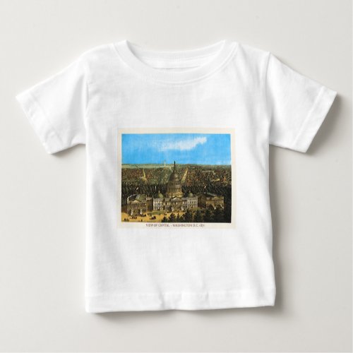 Vintage United States Capitol Baby T_Shirt