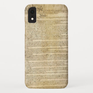 Vintage United States Constitution iPhone XR Case